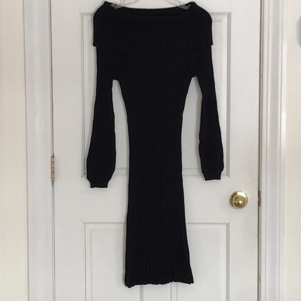 Max Studio Ribbed Sweater Dress